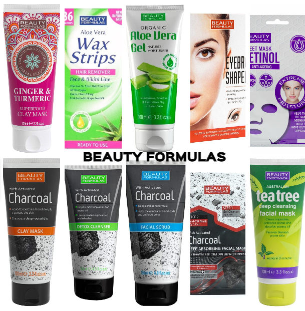 Beauty Formulas Skincare Face Mask, Wash, Scrub, Strips and Washing Gel