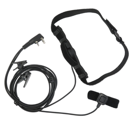 Walkie talkie laryngeal shock air tube headset universal k-head soft neck ring
