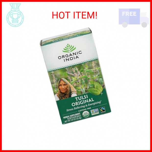 Organic India Tulsi, Original, 18 Count Box