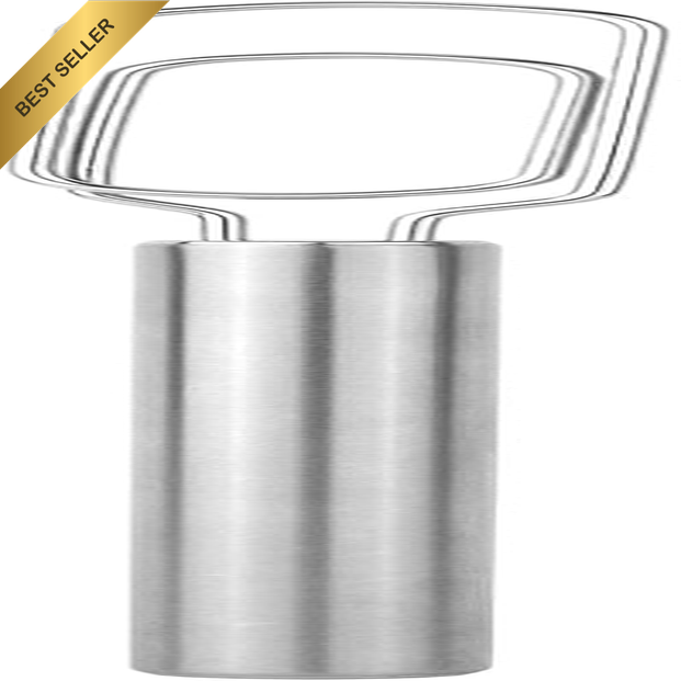 Danish Dough Whisk for Sourdough Starter, Stainless Steel Dough Mixer Reaches Ja