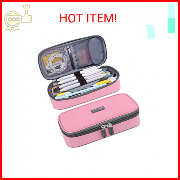 Case Holder Canvas Bag Pen Organizer Pouch Stationer