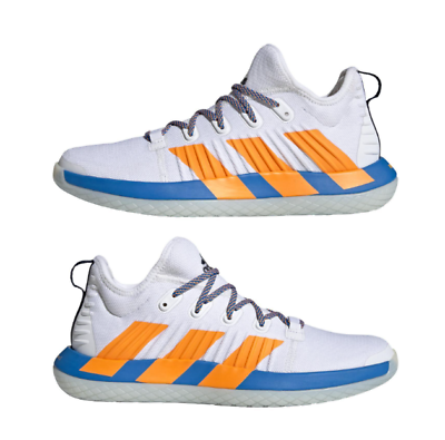 adidas Stabil Next Gen 11.5 White Blue Orange Indoor Sports BOOST GY1134 Shoes
