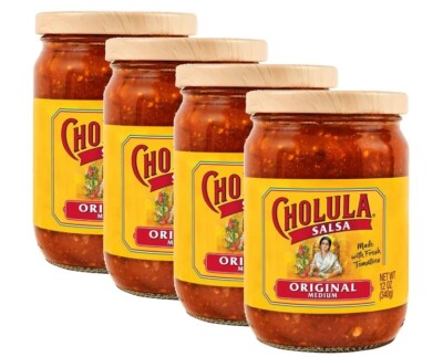 :.Cholula Original   Salsa, Medium  ️ 12 oz (Pack of 4).: