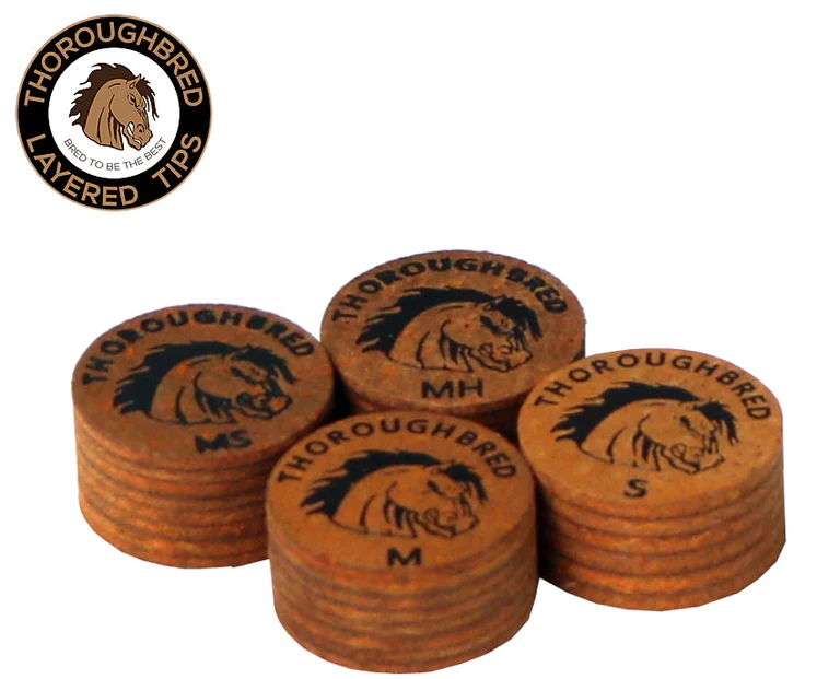 THOROUGHBRED MEDIUM PIGSKIN LEATHER TIPS LISTING IS 2 TIPS NOT 1 SHIPS FREE