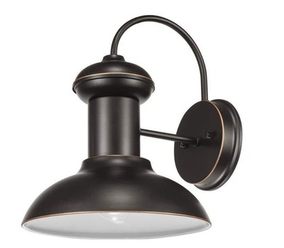 Globe Electric Jameson 1-Light Oil Rubbed Bronze Outdoor Indoor Wall Sconce