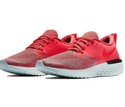 NIKE ODYSSEY REACT2 FLYKNIT AH1016-800 W- Running Shoes Ember Glow/Red *SIZE* 10