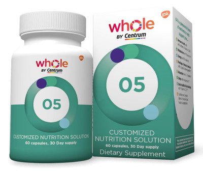 Whole By Centrum 05 60 Capsules Supplement Vitamin C B12 E B6