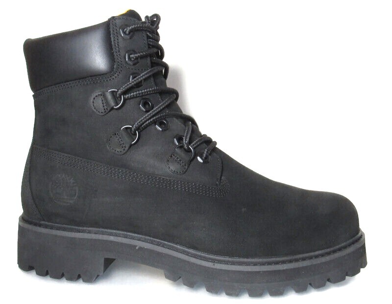 

Мужские непромокаемые вечерние ботинки Timberland 6 дюймов из черного нубука VIBRAM Sole Sz9 A2QNR, Черный, Timberland 6 in Premium