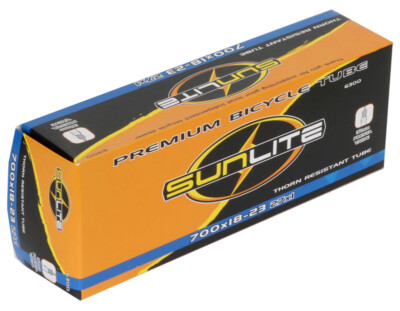Sunlite Thorn Resistant Bicycle Tube 700 x 18-23c/27 x 1 Presta Valve 32mm