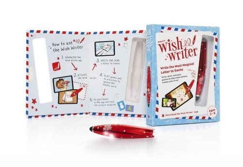 Wish Writer Stylus Pen + Download App Children's Santa Letter Games