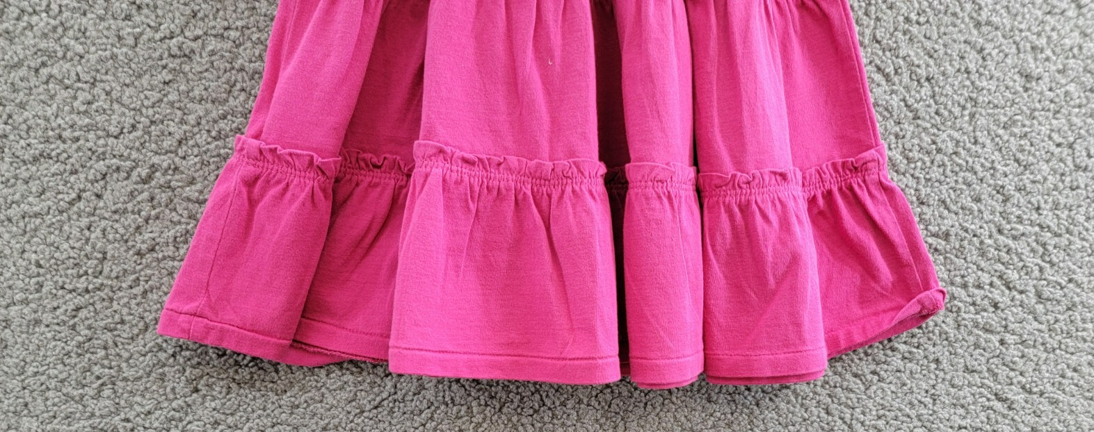 Polo Ralph Lauren Smocked Jersey Dress Little Girls 2 College Pink Square Neck - Picture 12 of 16