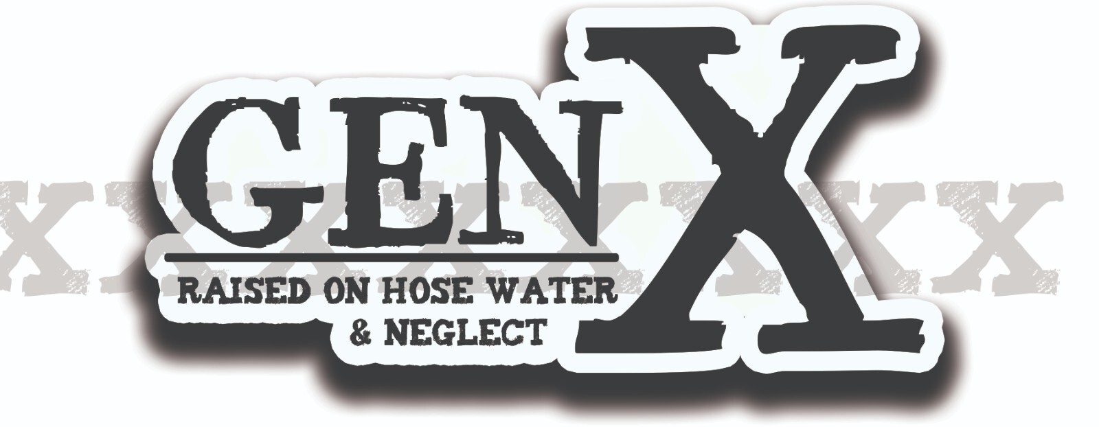 Gen X Generation X Retro 80's Sticker Decal 6