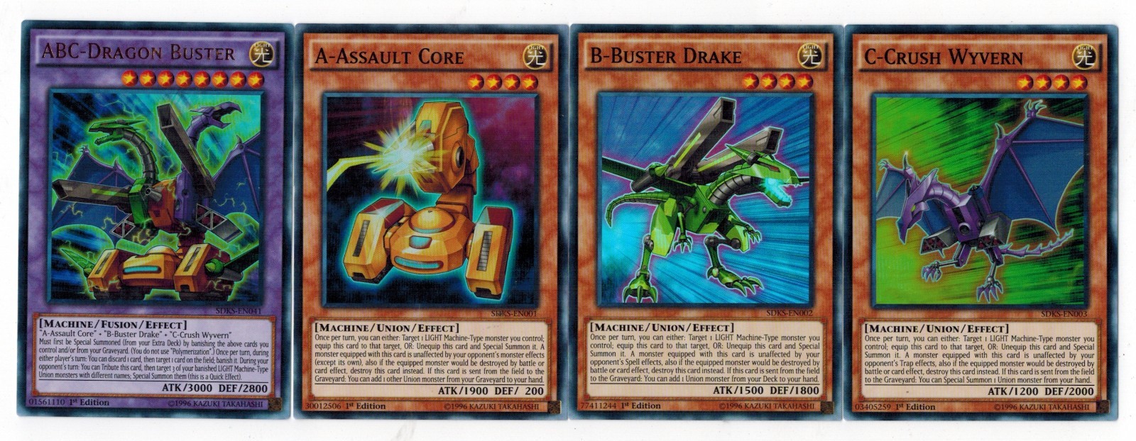 ABC-DRAGON BUSTER Fusion Set A-Assault Core +B Drake +C