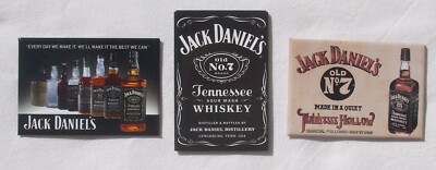 Jack Daniels Kühlschrank Magnete original aus USA 3 Stück als Set