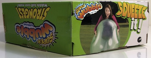 The Amazing Tear-Resistant Super Wubble Bubble Ball - Go Green - NEW