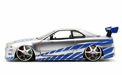 Jada Fast Furious 2002 Nissan Skyline 124 Modellauto Herst. Nr 253203044