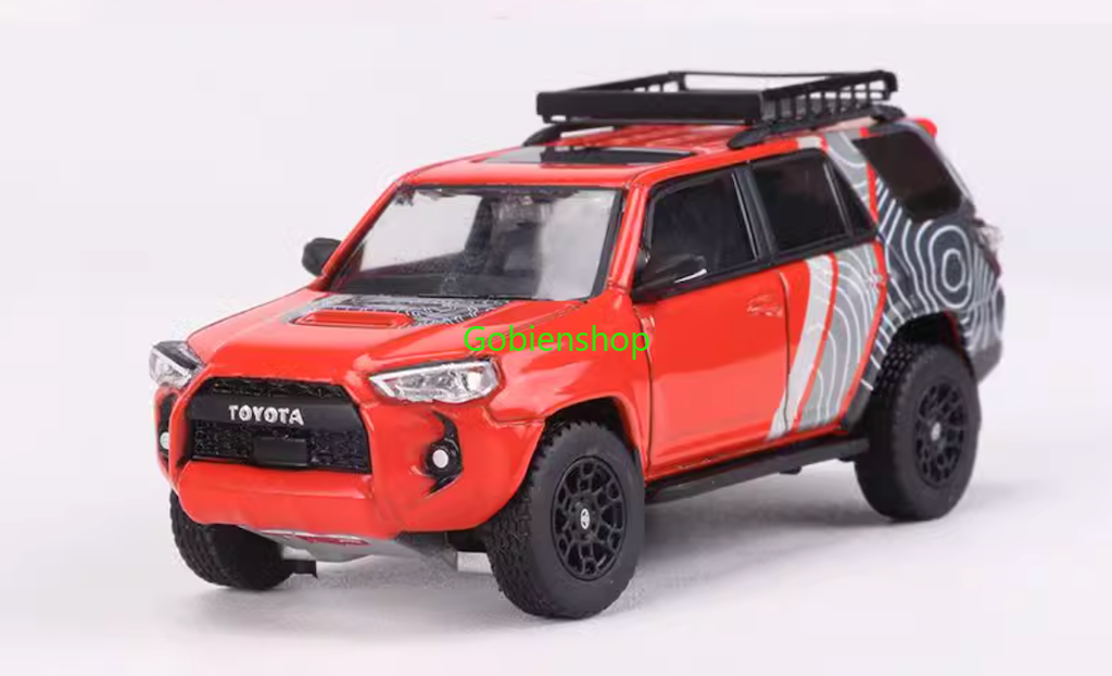 GB GCD 1:64 Orange 4 Runner TRD PRO SUV Sports Model Diecast