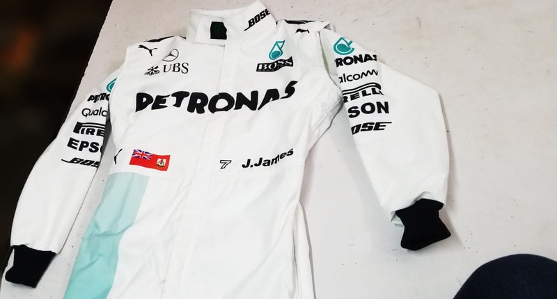 MARTINI GO KART RACING SUIT Printing with Shoes and Gloves by FR1