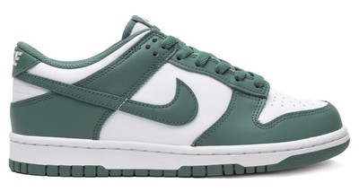 Кроссовки Nike Dunk Low BG для больших детей, белые/двухслойные (HF4798 100)
