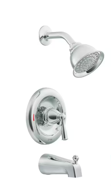 MOEN Banbury Single-Handle 1-Spray 1.75 GPM Tub and Shower Faucet,Valve included