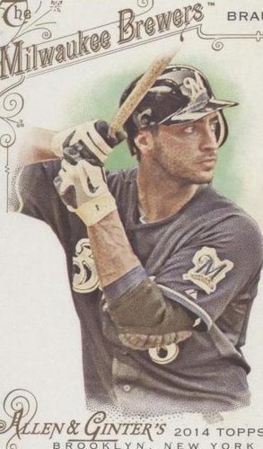2014 Topps Allen & Ginter's - Ryan Braun #295