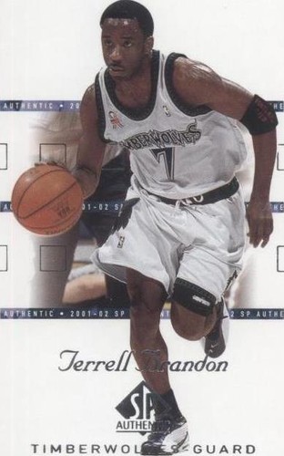 2001-02 SP Authentic - Terrell Brandon #52