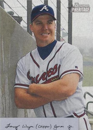 2002 Bowman Heritage - Chipper Jones #107