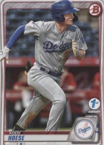 2020 Bowman Draft 1st Edition - Kody Hoese #BD-142