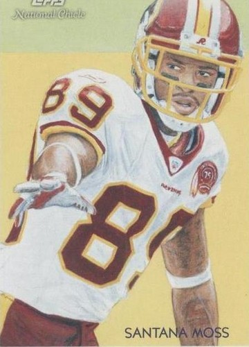 2009 Topps National Chicle Santana Moss #C176