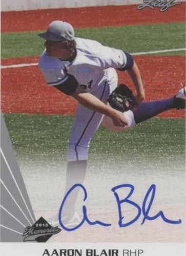 2013 Leaf Memories - Aaron Blair #A-AB2