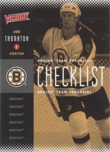 2000-01 Upper Deck Victory - Joe Thornton #17