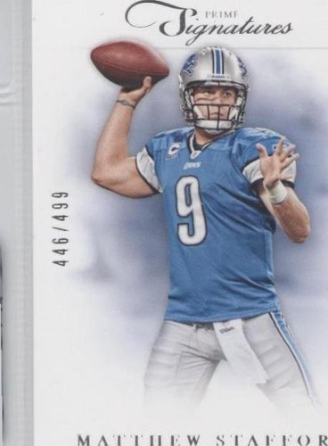 2012 Prime Signatures Prime Proof Red #15 Matthew Stafford 2012 Prime Signatures Prime Proof Red #15 Matthew Stafford