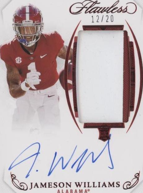 2022 Panini Flawless Collegiate - Rookie Patch Autographs Vertical Ruby ...