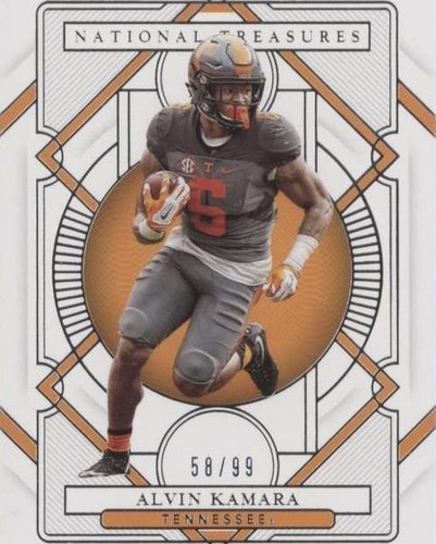 2021 Panini National Treasures Collegiate Alvin Kamara #37