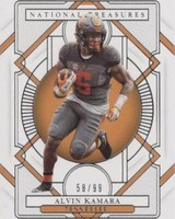 2021 Panini National Treasures Collegiate Alvin Kamara #37