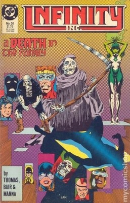 Infinity Inc. #51 VF 8.0 1988 Stock Image