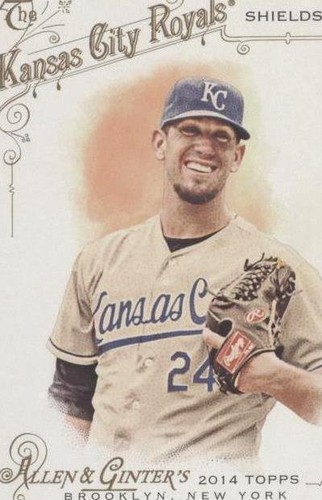 2014 Topps Allen & Ginter's - James Shields #237