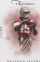 2012 Panini Prime Signatures Brandon Jacobs #74