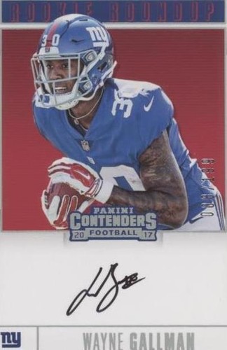 2017 Panini Contenders Wayne Gallman #RR-WG