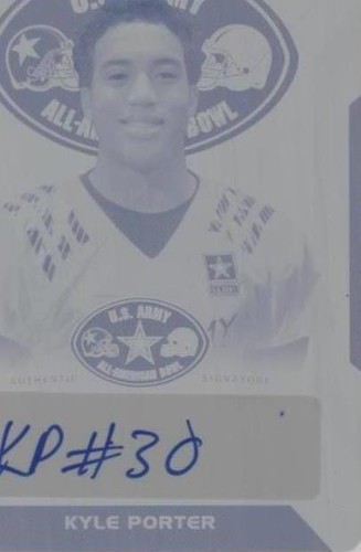 2016 Leaf U.S. Army All-American Bowl Kyle Porter #ATA-KP1