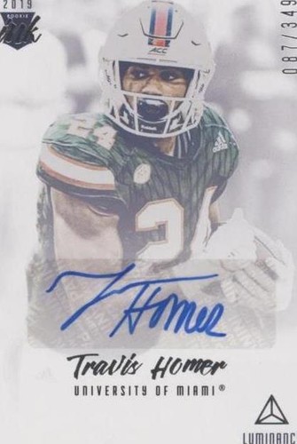 2019 Panini Luminance Travis Homer #RI-TH