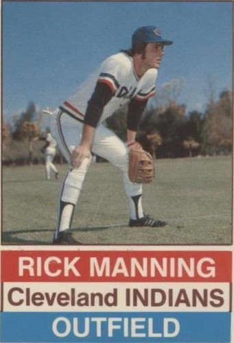 1976 Hostess All-Star Team - Rick Manning #12