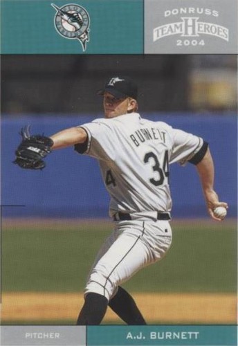 2004 Donruss Team Heroes - A. J. Burnett #175