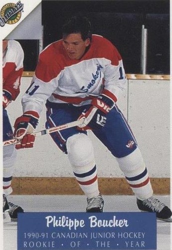 1991 Ultimate - Jeff Nelson Philippe Boucher Scott Niedermayer #75