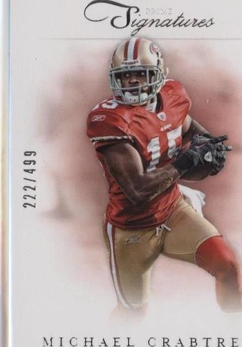 2012 Panini Prime Signatures Michael Crabtree #64