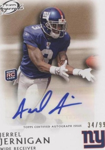 2011 Topps Gridiron Legends Jerrel Jernigan #RA-JJE