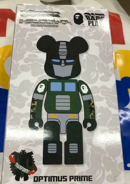 MEDICOM TOY - BE@RBRICK × TRANSFORMERS  BAPE® GREEN Medicom Toy BE@RBRICK × TRANSFORMERS OPTIMUS PRIME BAPE(R