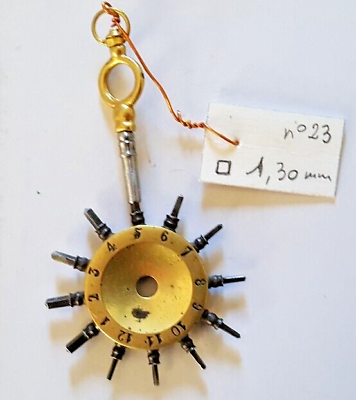 Cl remontoir pour montre gousset carr 1.30 mm eBay
