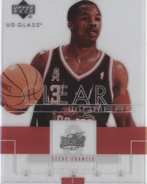 2002-03 UD Glass - Clear Winners #98 Steve Francis for sale 2002-03 UD Glass - Clear Winners #98 Steve Francis for sale