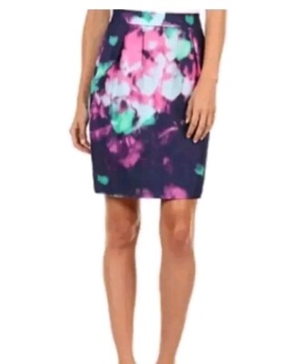 Kate Spade Simply Cinema Barry Skirt Watercolor  size 6 NWT 